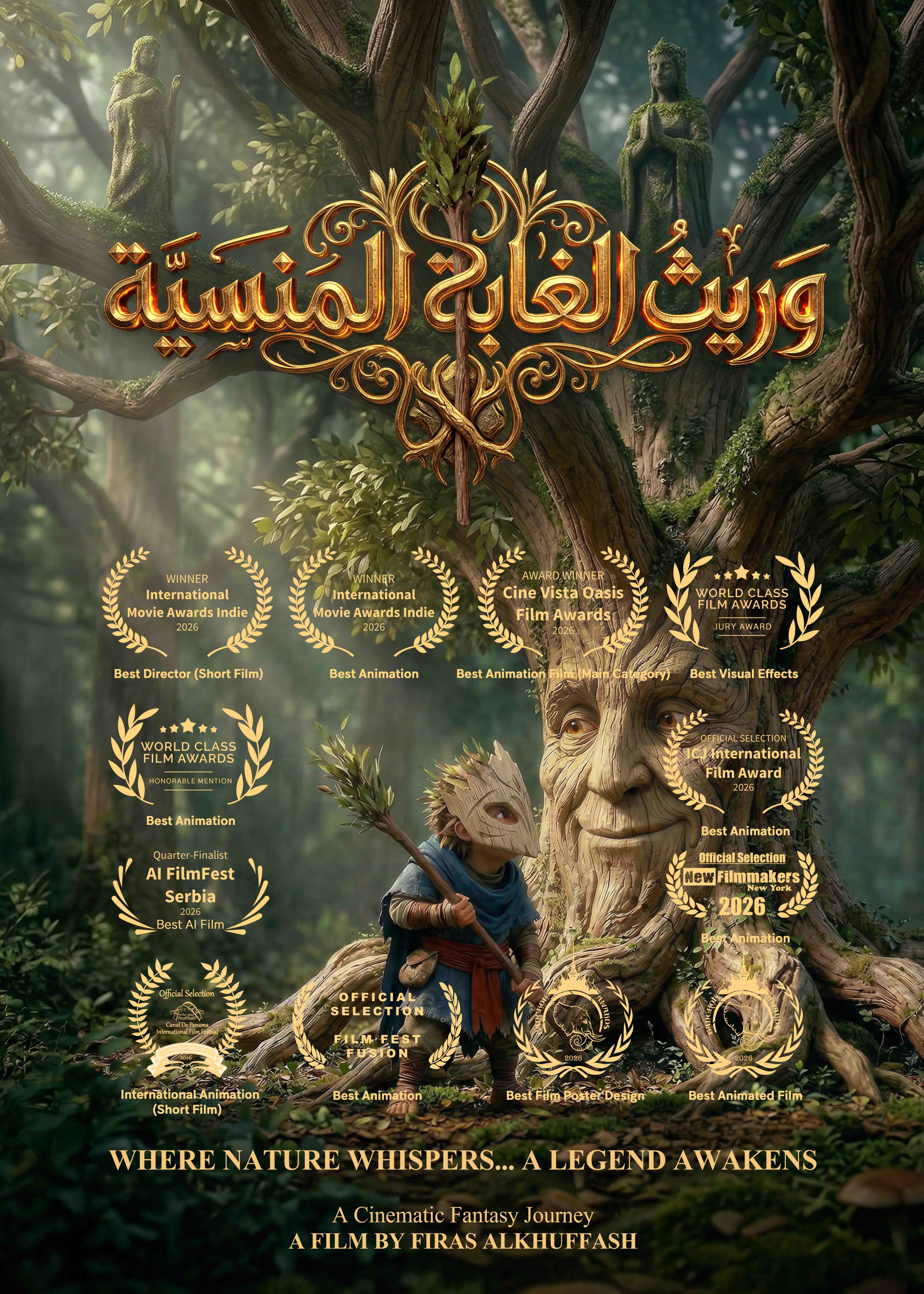 Heir of the Forgotten Forest — award-winning animated short film poster